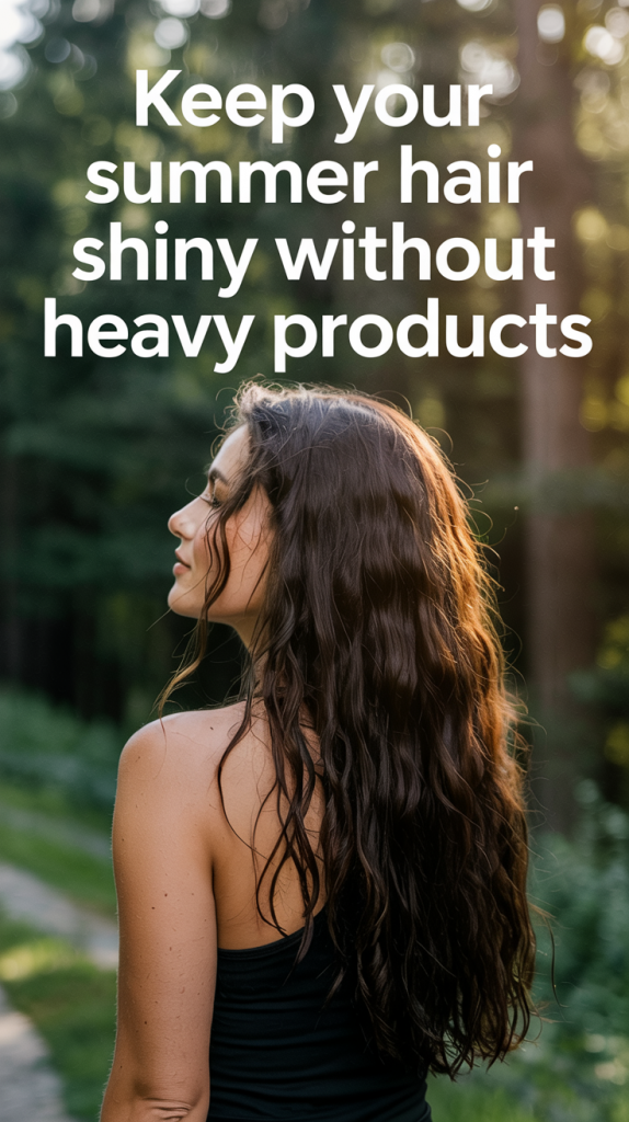 How to Keep Your Summer Hair Shiny in 2025 Without Heavy Products