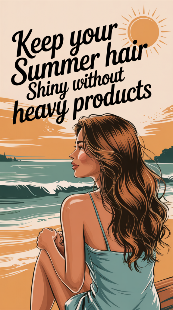 How to Keep Your Summer Hair Shiny in 2025 Without Heavy Products