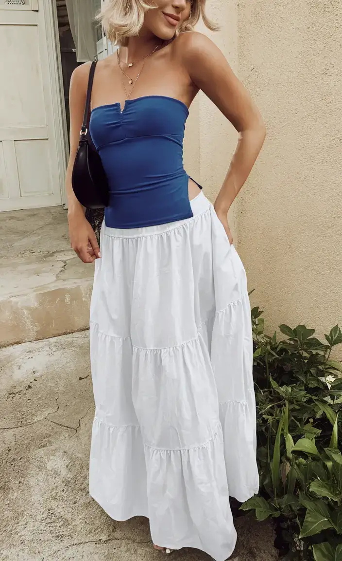 fashion outfits ideas for teens girls summer 2025 Coastal Layers and Color Pops