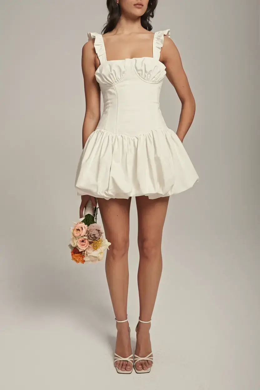 summer 2025 birthday outfit ideas Sweet & Sculpted in Cotton Cream