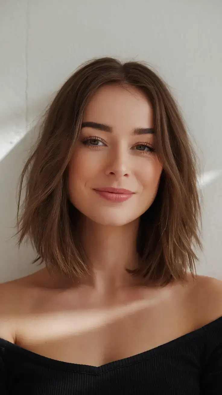 summer bob hairstyles 2025 Mid-Length Bob with Casual Waves