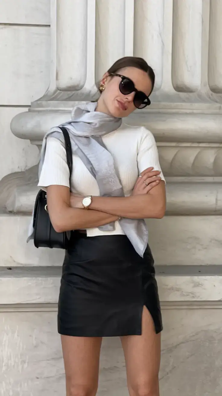 basic outfit ideas for the summer of 2025 Understated Luxe with a Hint of Edge