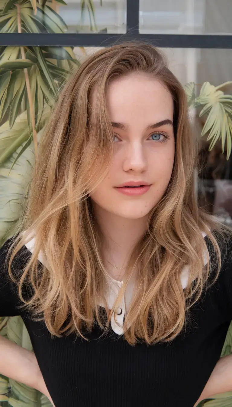 butterfly haircuts summer ideas 2025 Carefree Blonde Butterfly with Subtle Flicks