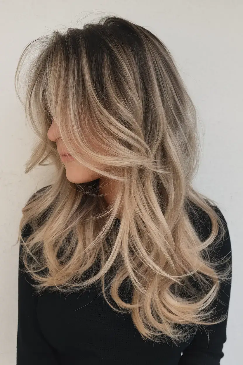 butterfly haircuts summer ideas 2025 Butter Blonde Volume with Softened Texture