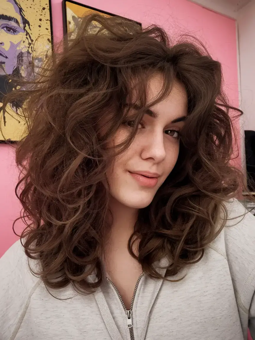 curly haircuts summer ideas 2025 Soft Mid-Length Ringlets