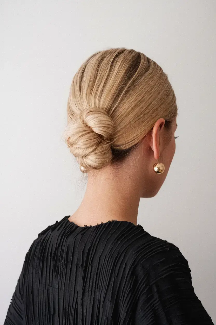 easy summer hairstyles 2025 Elegant Low Twist Bun
