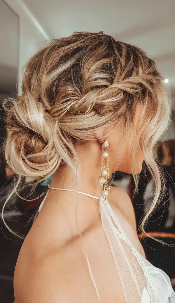 easy summer hairstyles 2025 Romantic Braided Chignon