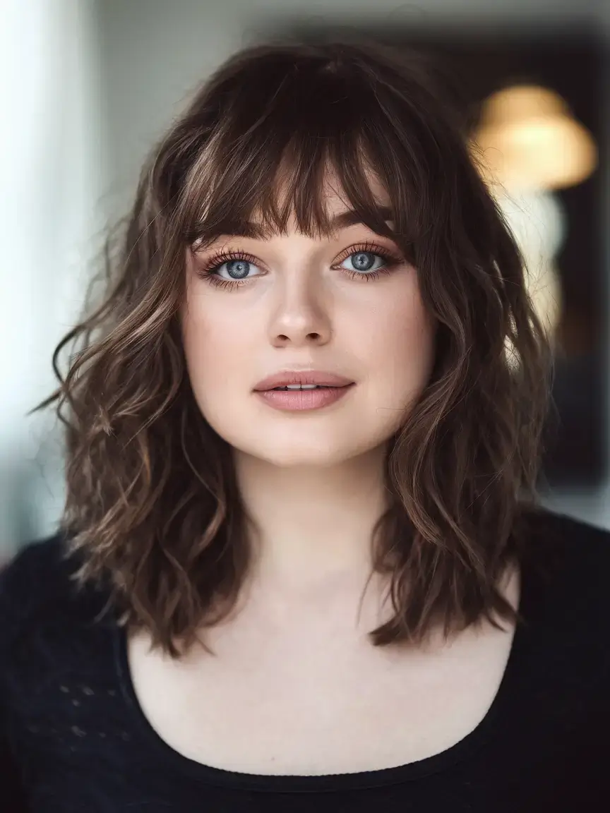 Modern Shag with Wispy Fringe