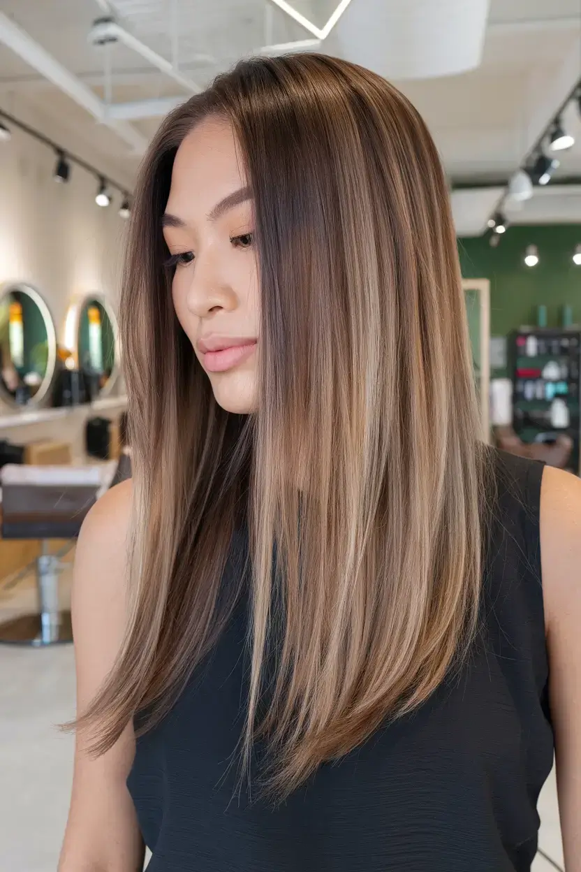 haircut for oval face summer ideas 2025 Super Sleek with Ultra-Blended Layers