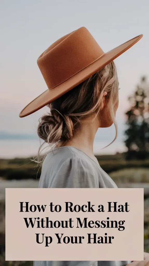 How to Rock a Hat Without Messing Up Your Hair
