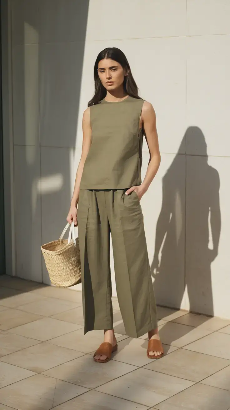 june 2025 outfits you'll live in Olive Green and Breezy Calm