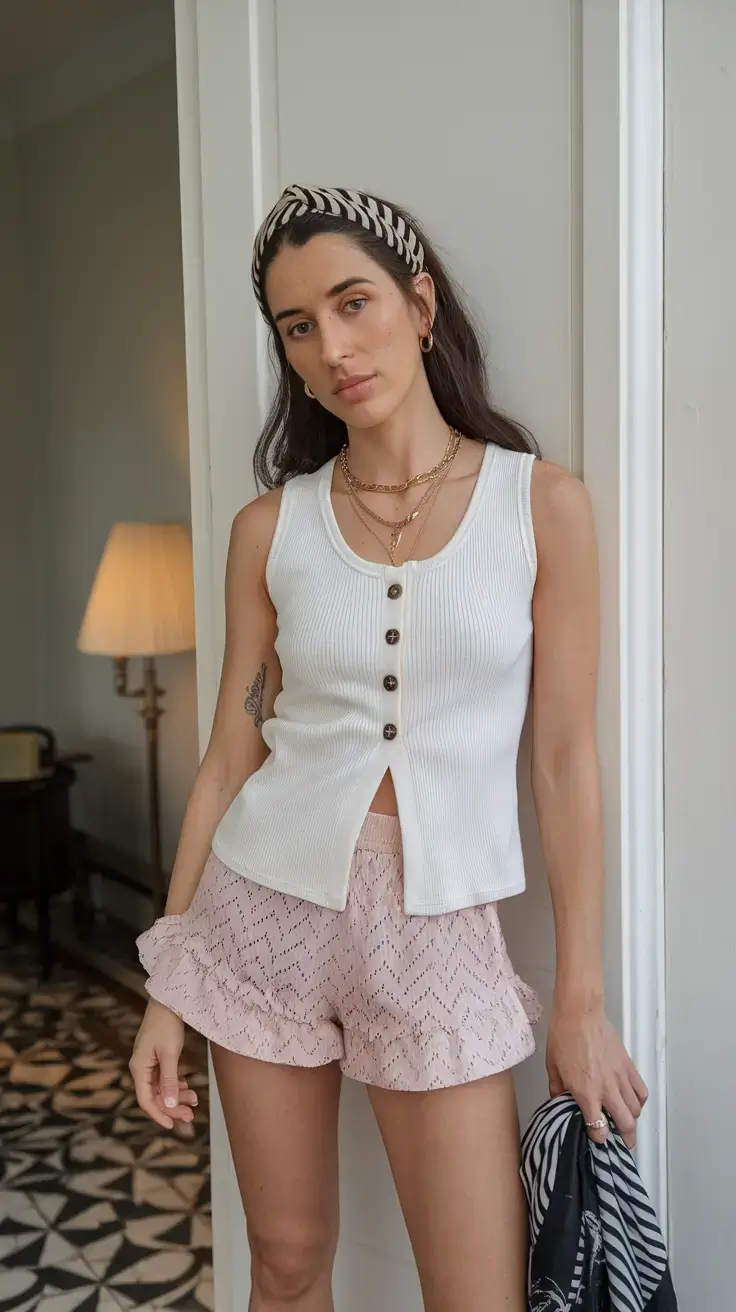 june 2025 outfits you'll live in Sweet Detail in Summer Textures