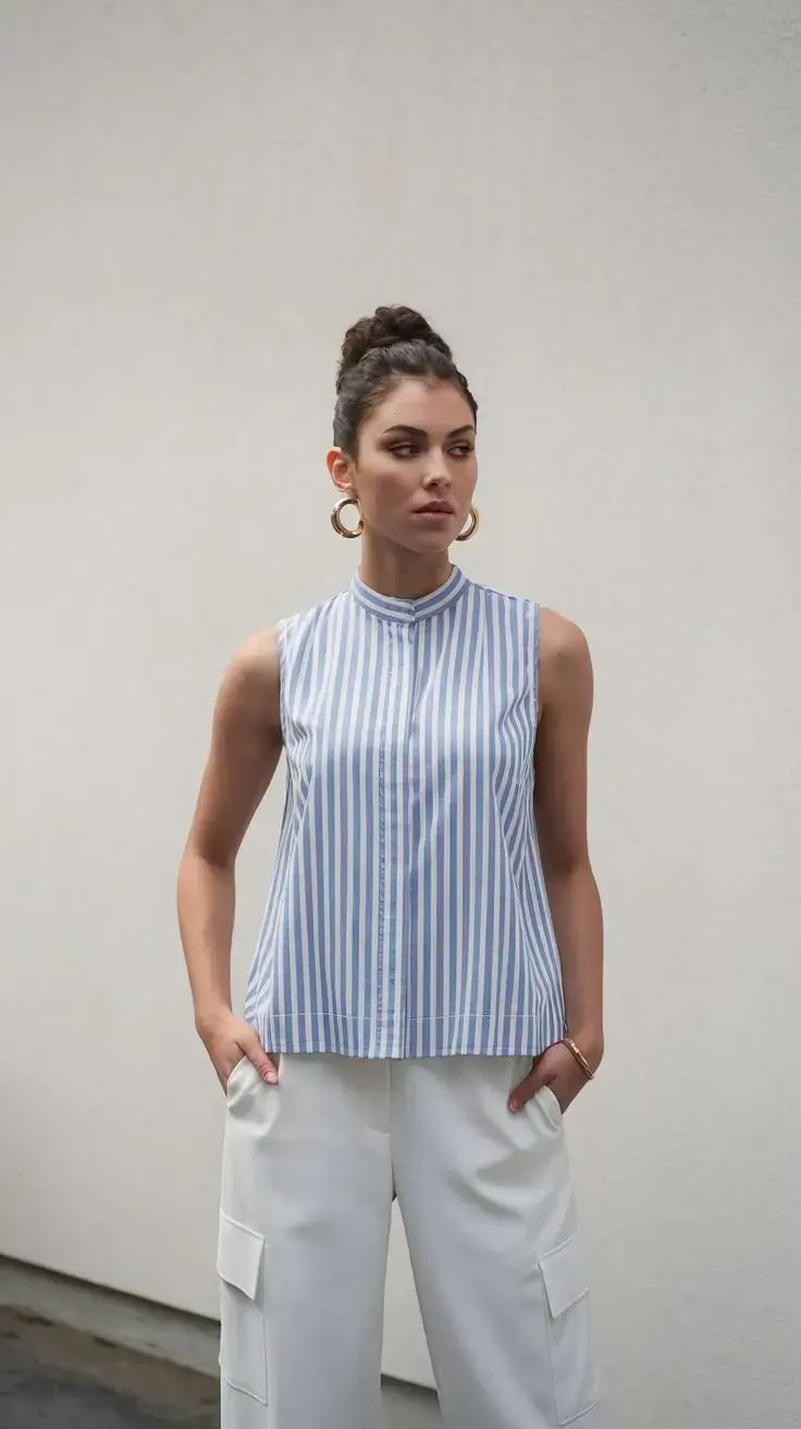 june 2025 outfits you'll live in Polished Stripes and Cool Tones