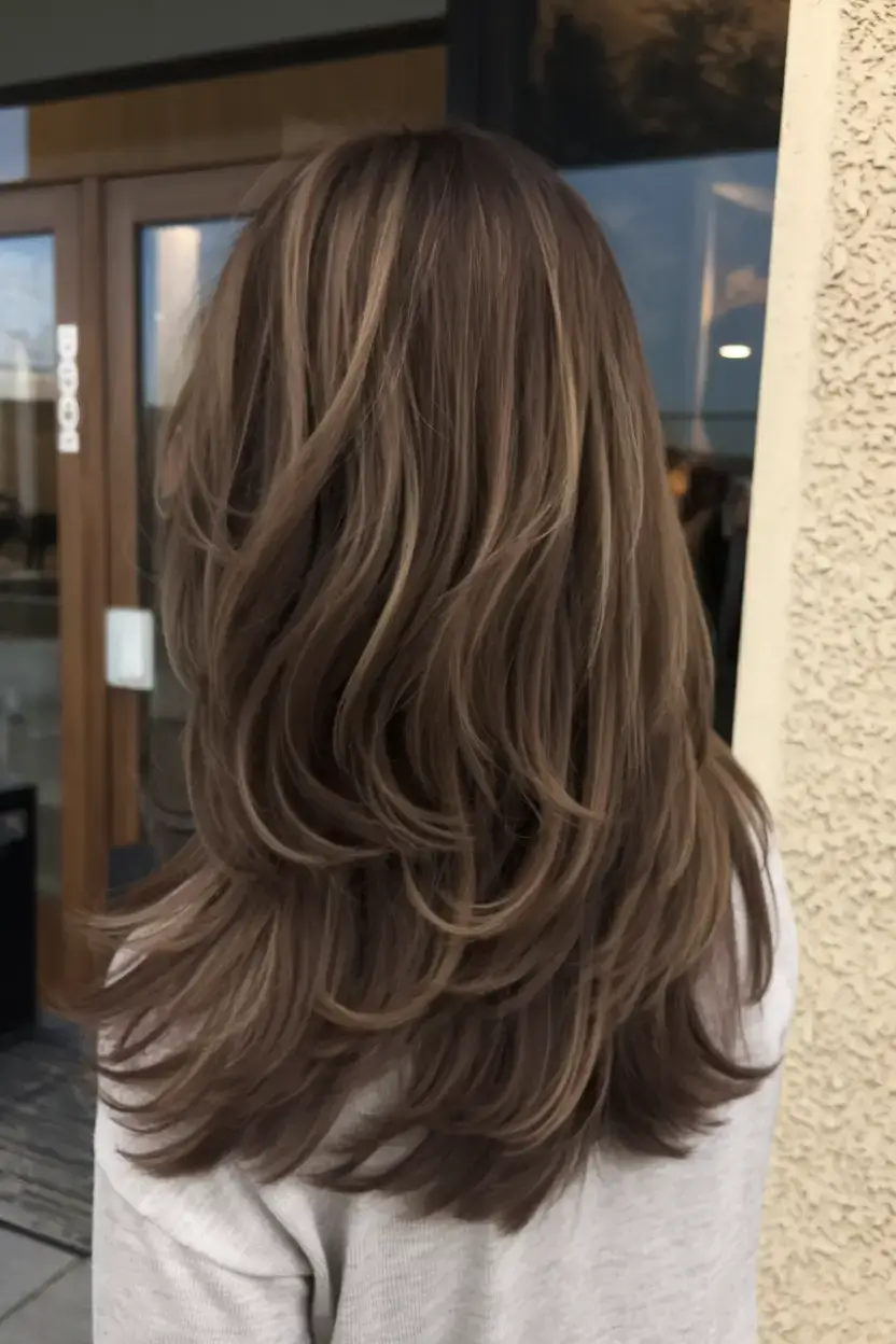 long haircut summer ideas 2025 Seamless Long Layers with Subtle Highlight Dimension
