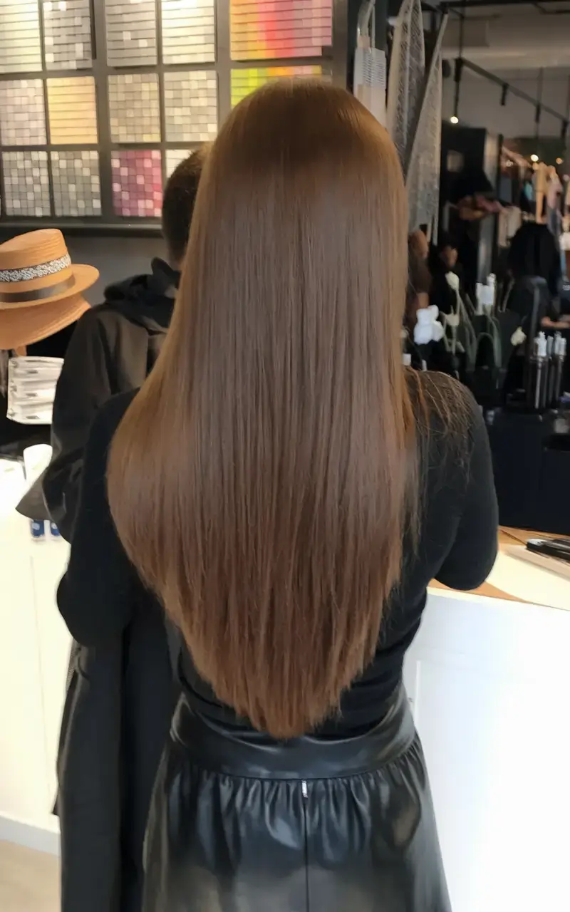 long haircut summer ideas 2025 Perfectly Straight with a Tapered Finish