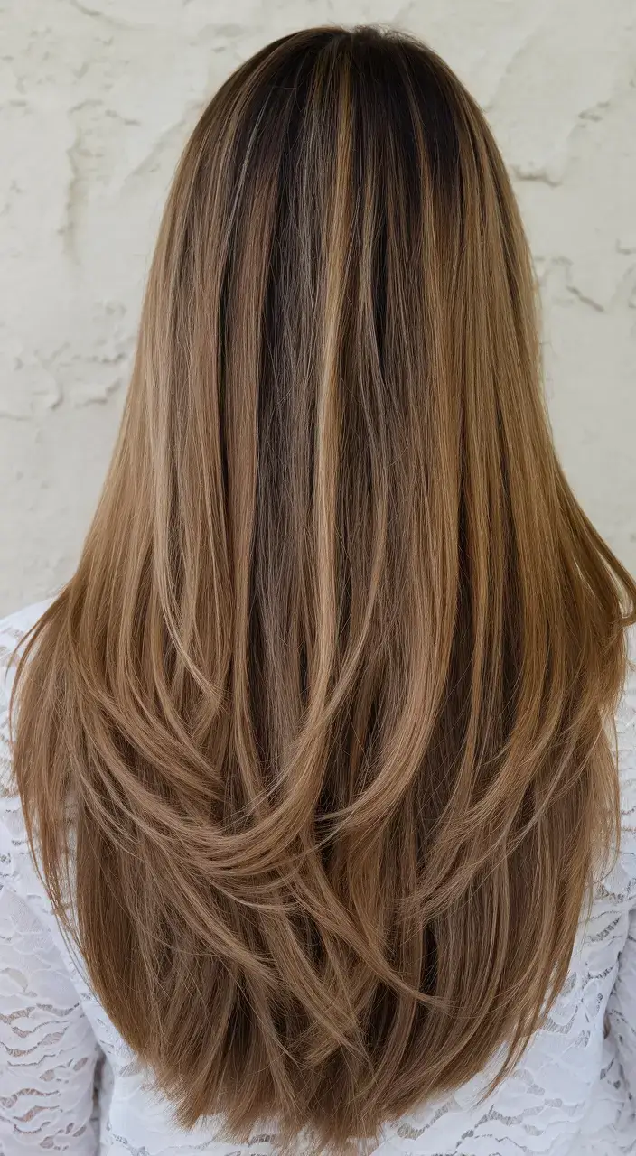 long haircut summer ideas 2025 Golden Mocha Layers with Subtle Contrast