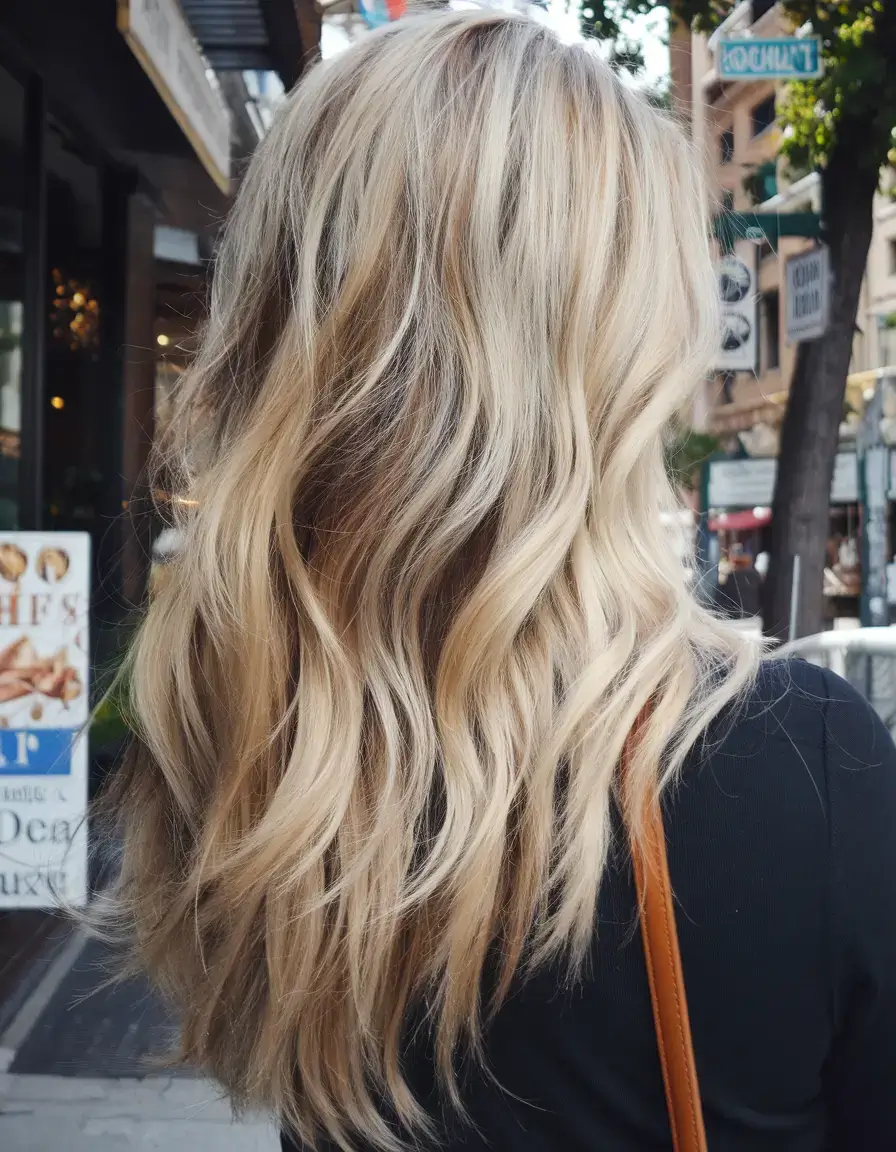 long haircut summer ideas 2025 Sunlit Blonde with Beachy Soft Layers