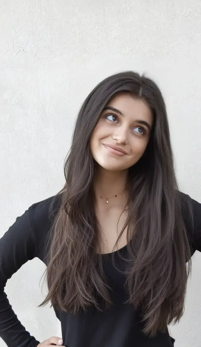 long haircut summer ideas 2025 Long and Minimal with a Natural Part