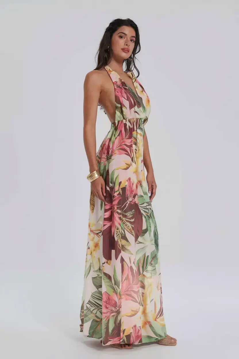 night party outfit summer 2025 Floral Goddess Flow