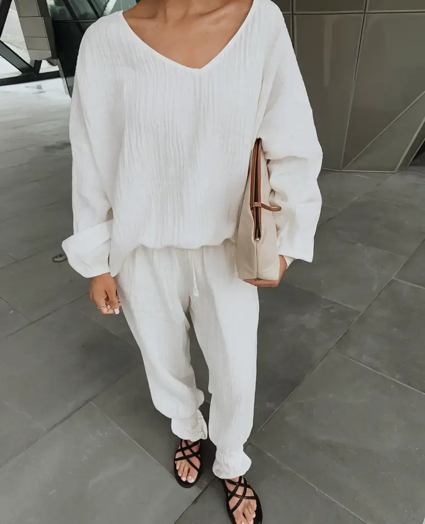 oversized summer outfits 2025 Light Linen Ease with Resort Vibes