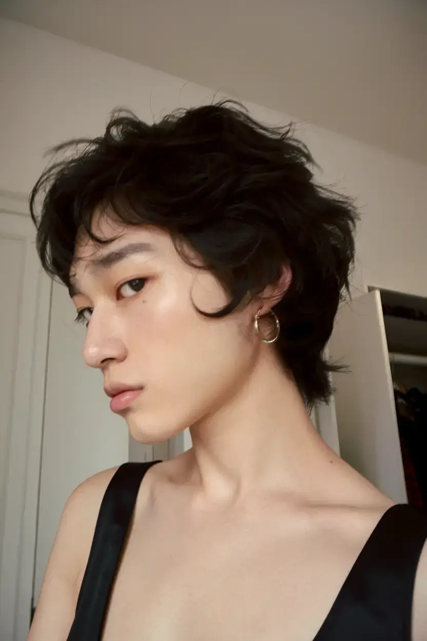 pixie haircuts summer ideas 2025 Fluffy Shagged-Out Pixie with Movement