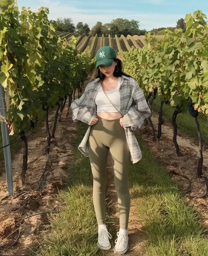 simpl summer legging outfits ideas 2025 Relaxed Layers for Country Days