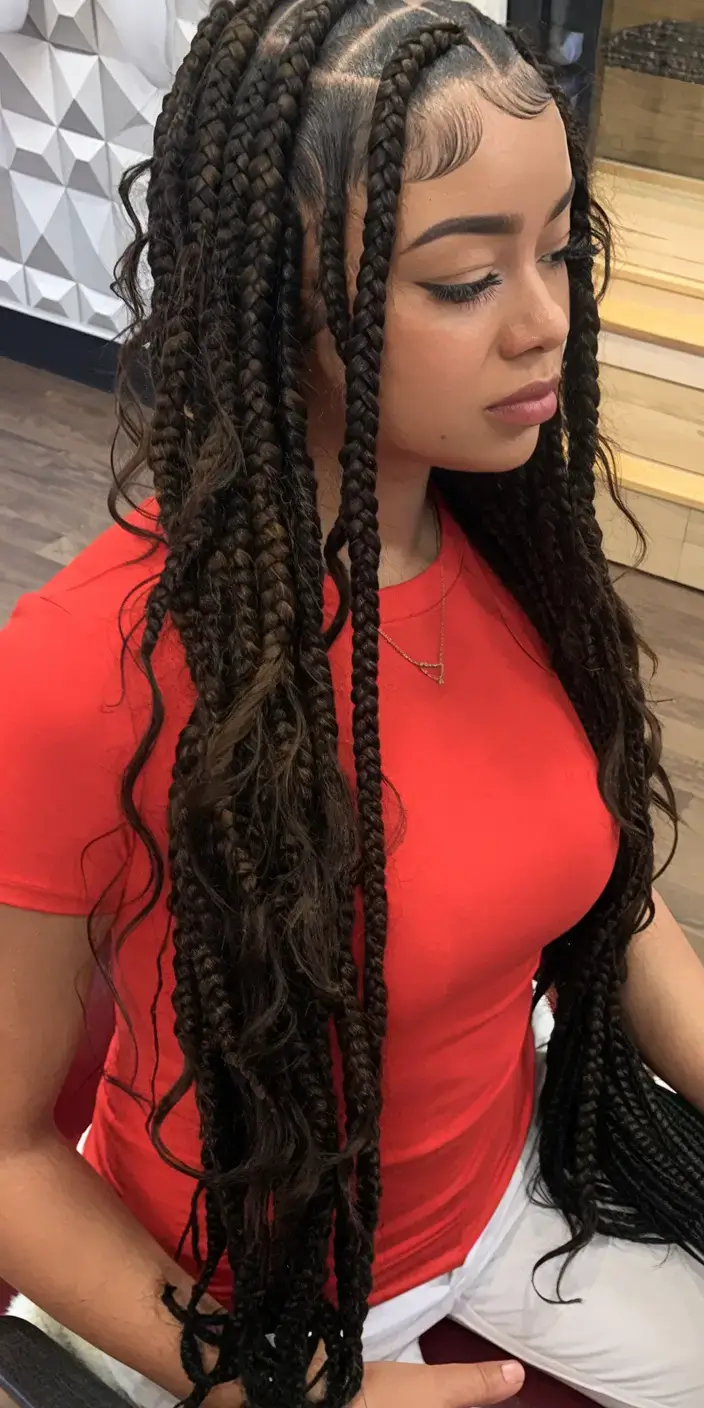 summer braids for black women 2025 Thick Chunky Braids with Wand-Like Texture