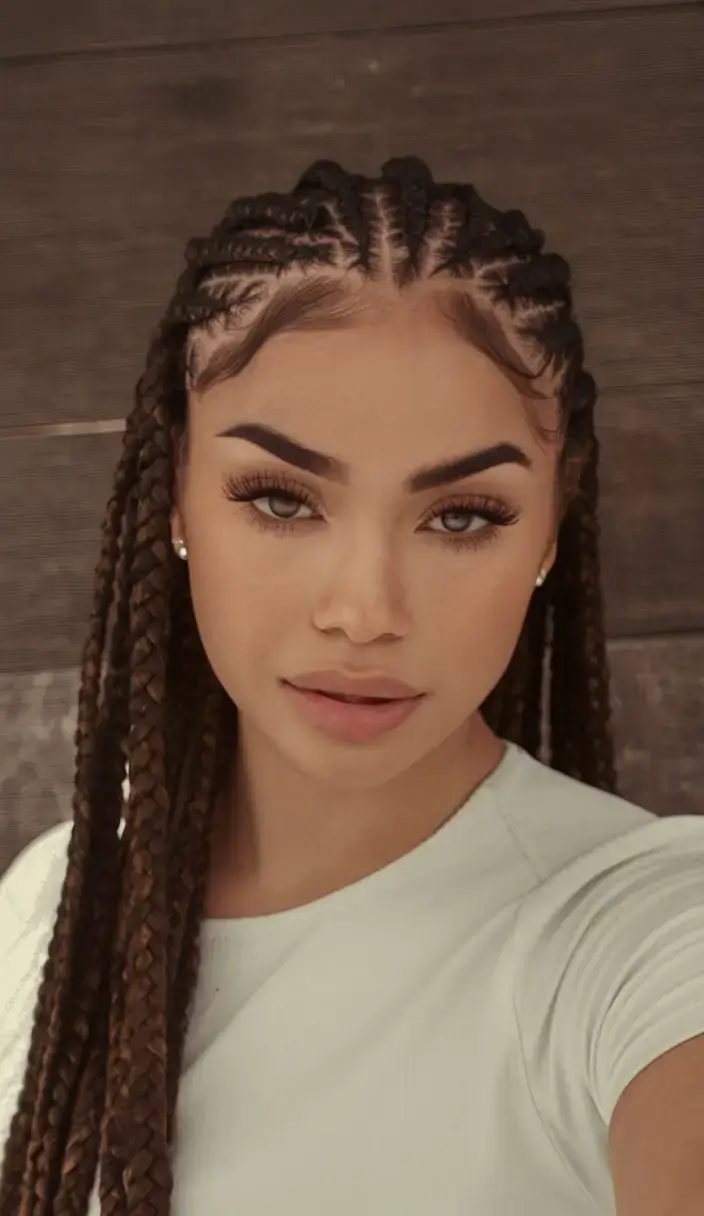 summer braids for black women 2025 High-Definition Box Braids with Baby Hairs