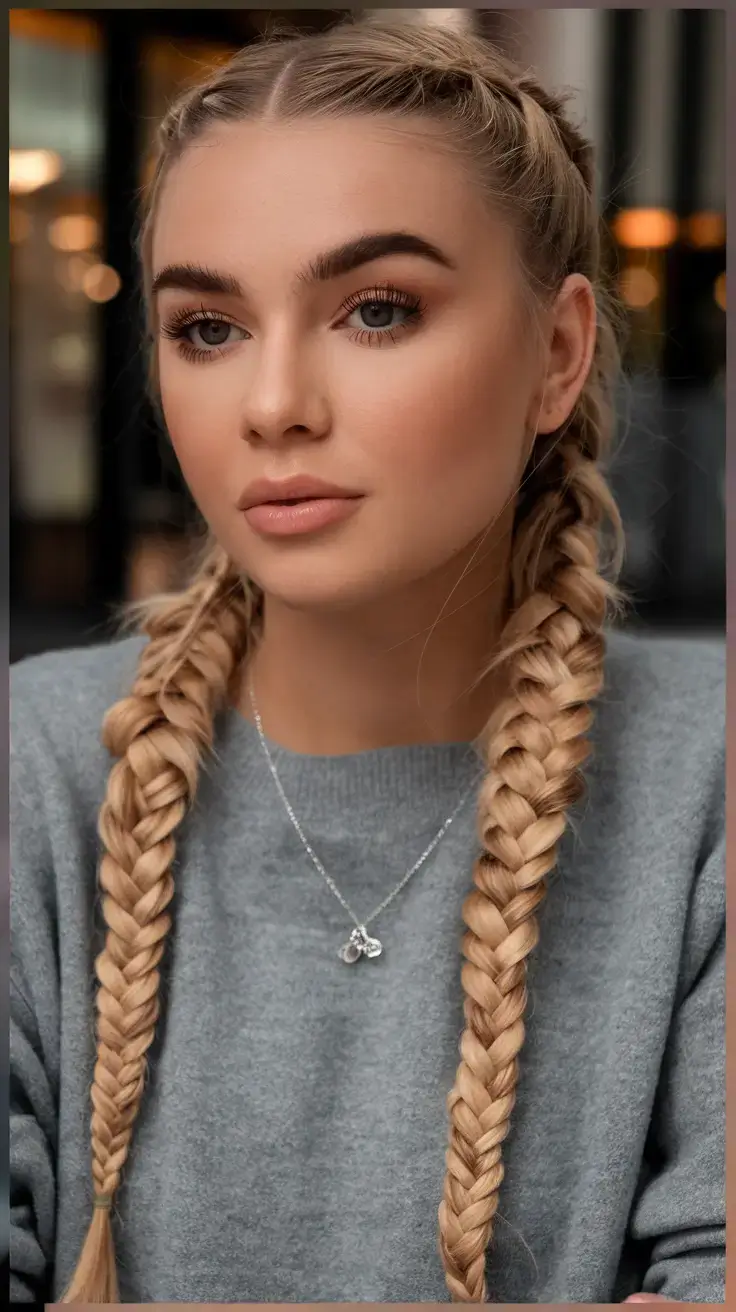 summer braids hairstyle ideas 2025 Classic Boxer Braids with a Modern Edge