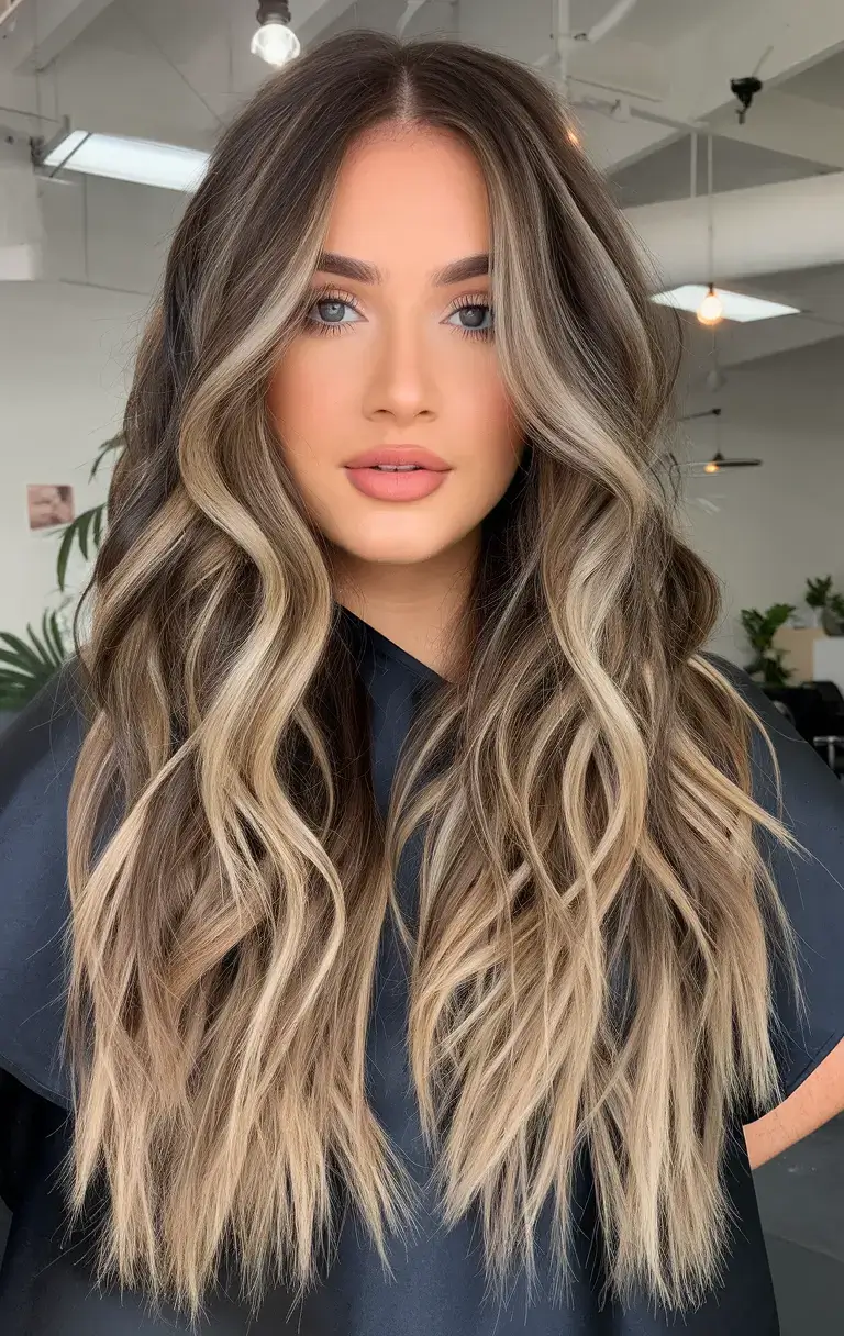 summer hair color for brunettes highlights sun kissed 2025 Iced Mocha Ends on Cocoa Root Blend