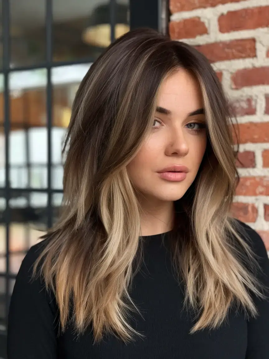 summer hair color for brunettes highlights sun kissed 2025 Bronze Root Fade with Toasted Ends