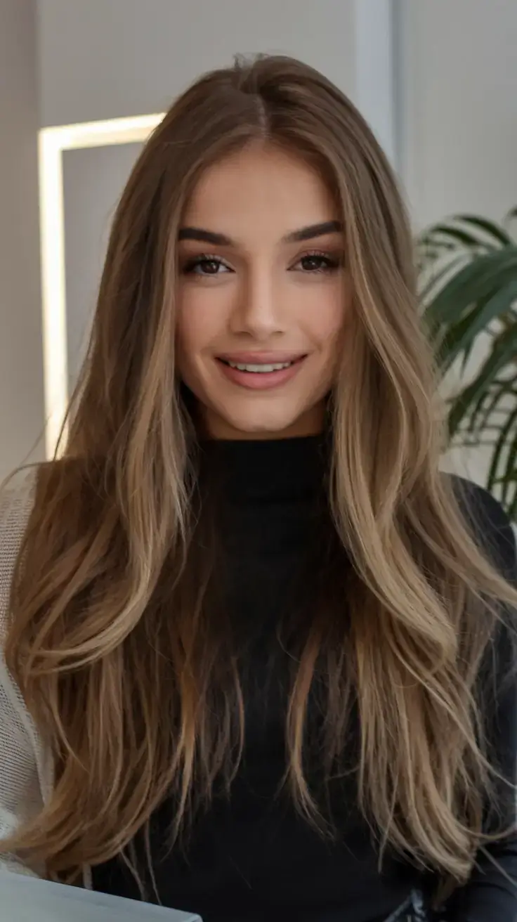 summer hair color for brunettes highlights sun kissed 2025 Hazelnut Melt Balayage with Sandy Glow