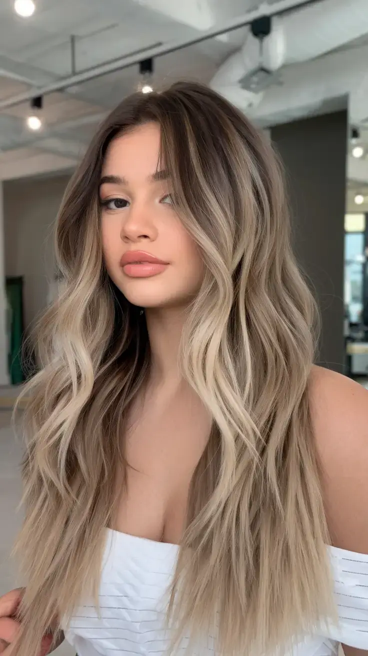 summer highlights ideas 2025 Rooted Ash Melt with Platinum Flow