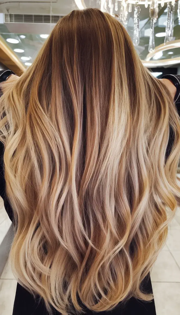summer highlights ideas 2025 Champagne Butter Blend on Mermaid Lengths