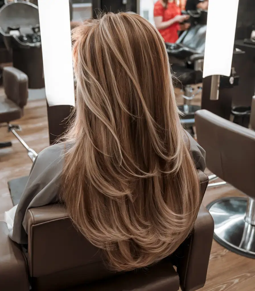 summer highlights ideas 2025 Golden Mocha Waves with Silky Volume