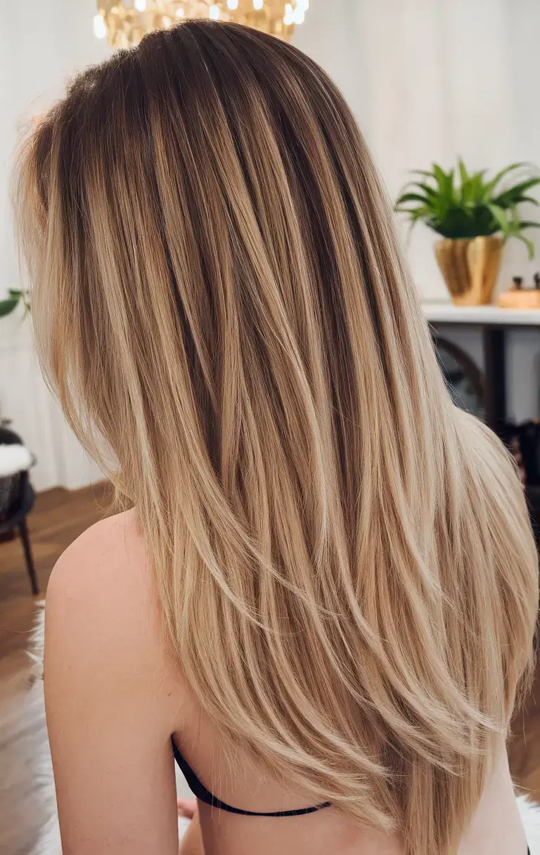 summer highlights ideas 2025 Cool Honey Drop Balayage