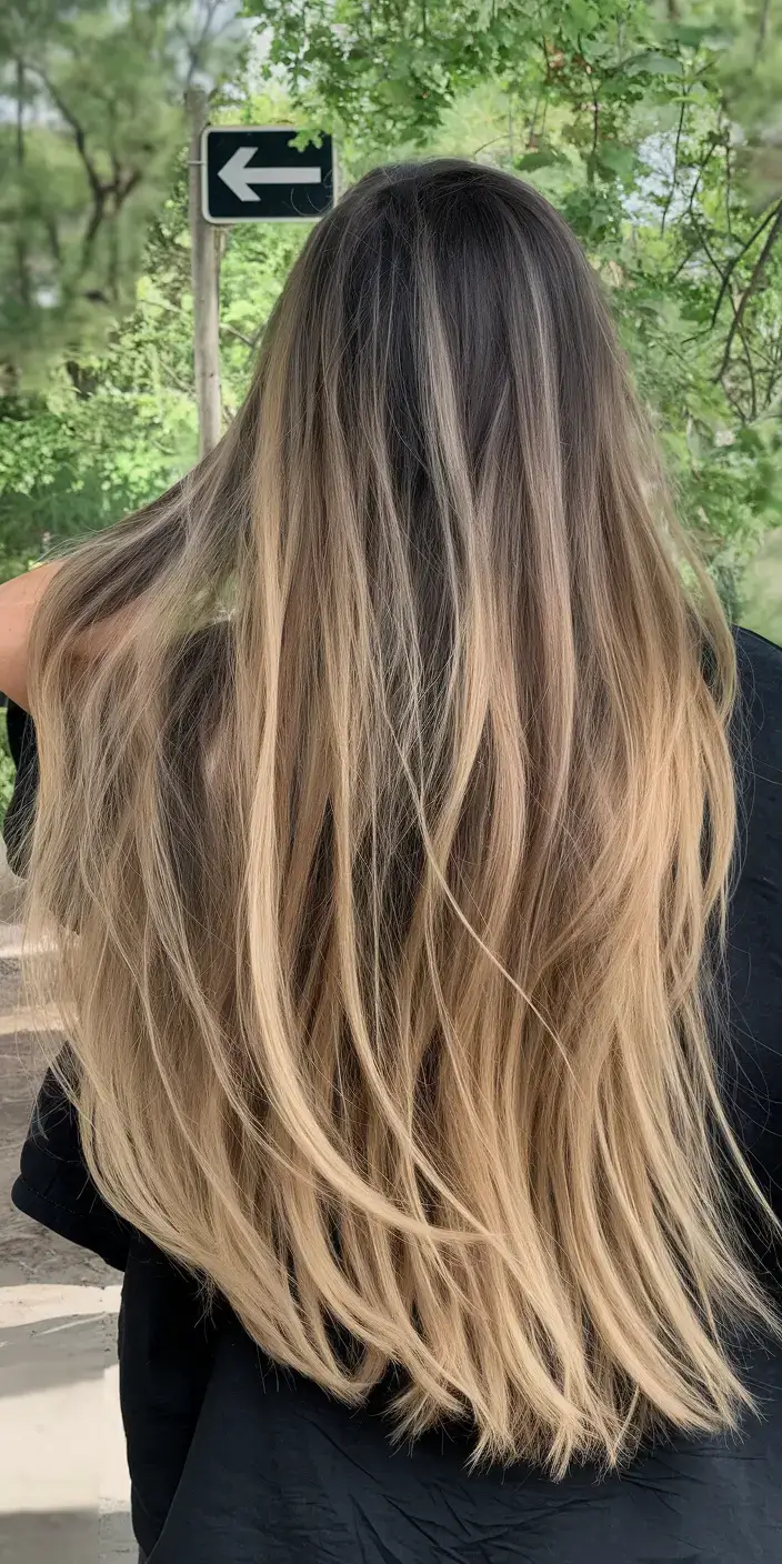 summer highlights ideas 2025 Bronde Drift with Rooty Shadow