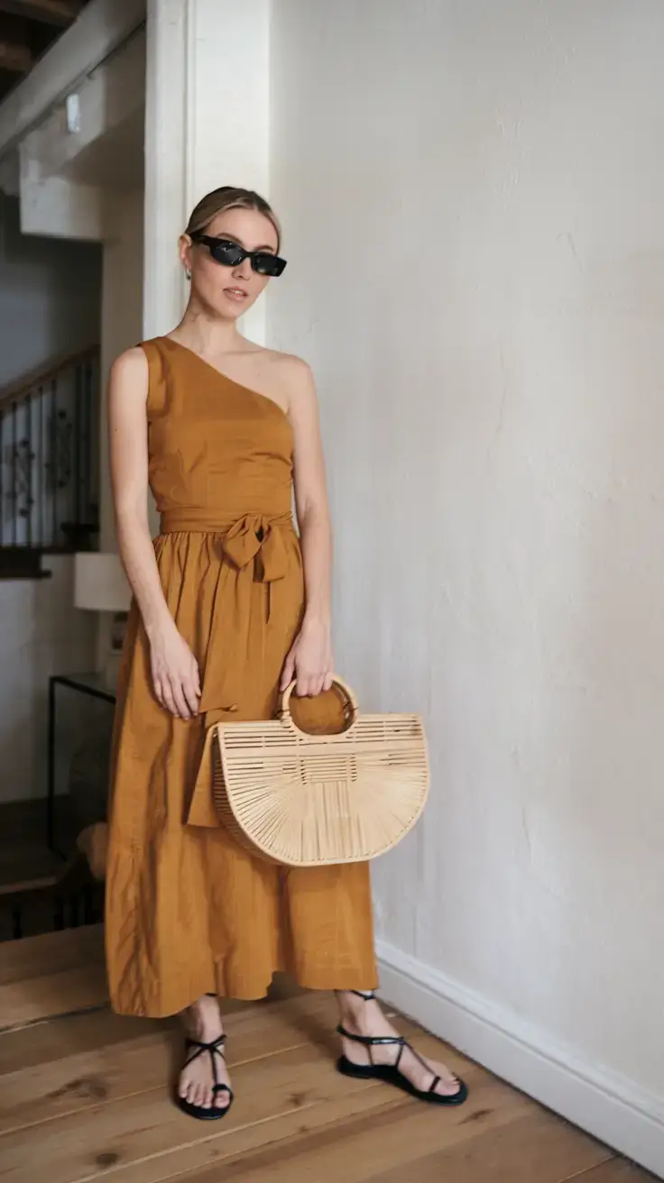 summer mom outfit trends 2025 Elevated Picnic Glam