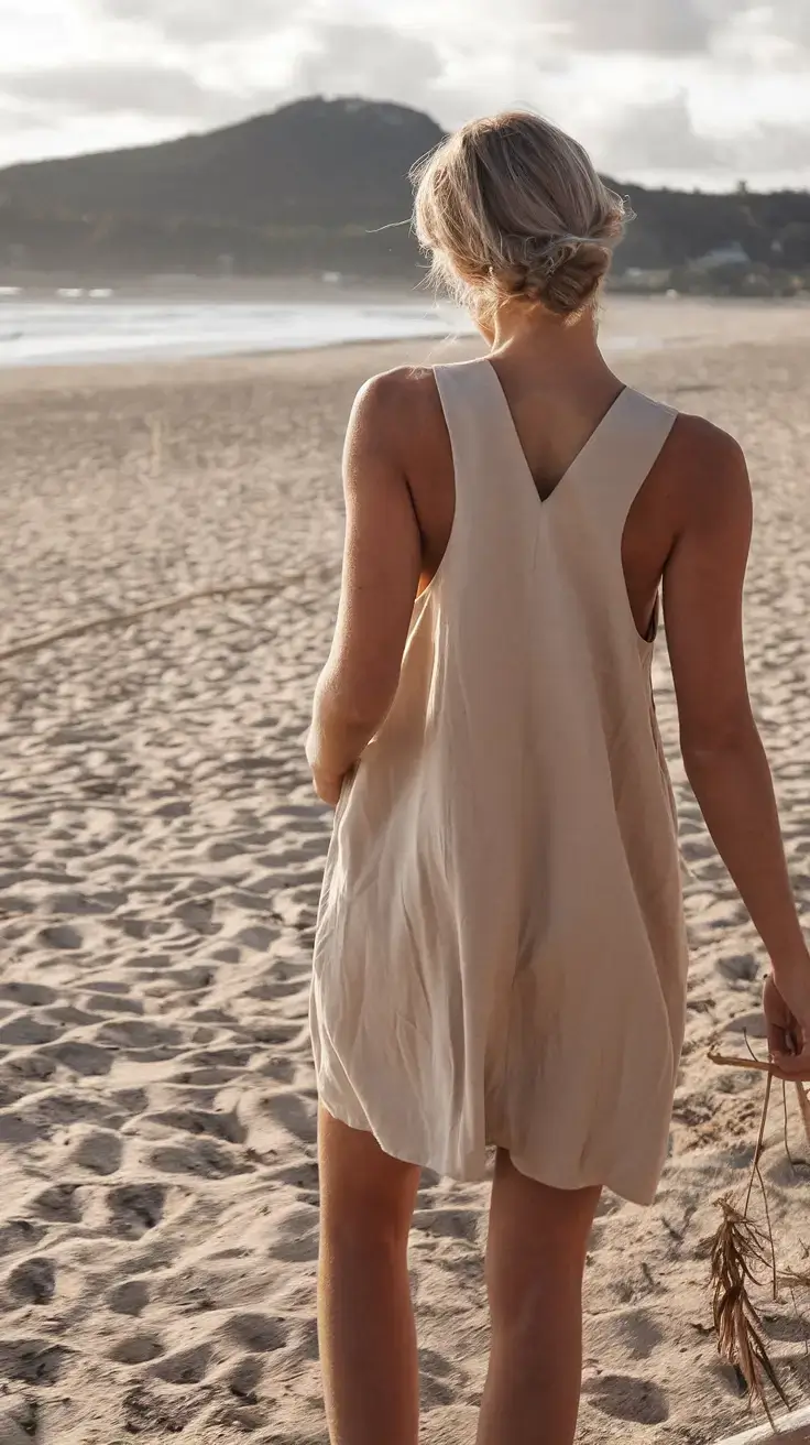 summer mom outfit trends 2025 Sunset Stroll Simplicity