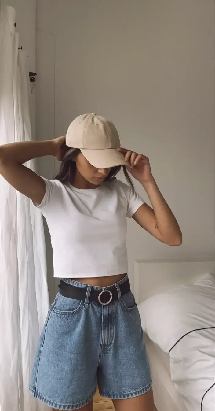 summer mom outfit trends 2025 Sporty Basics with a Flirt Factor