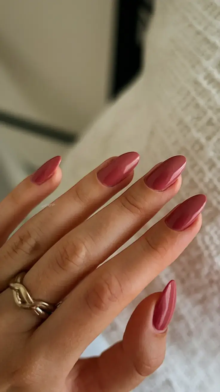 summer short nail ideas 2025 Wild Rose Shine
