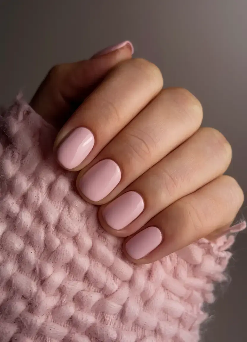 summer short nail ideas 2025 Cotton Candy Cream