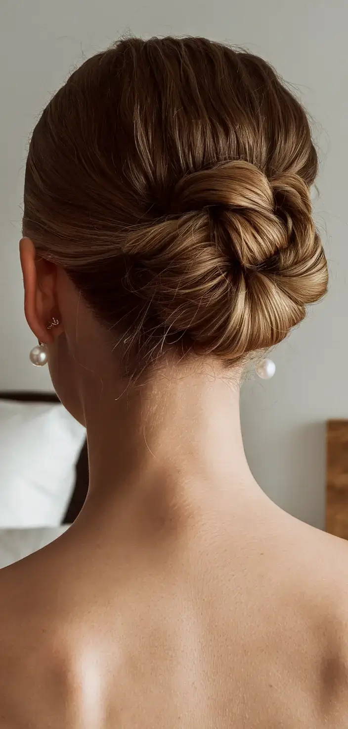 summer simple hairstyle 2025 Textured Low Twist Bun