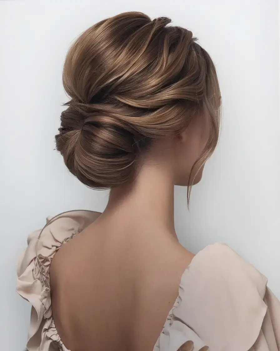 summer simple hairstyle 2025 Romantic French Roll Twist