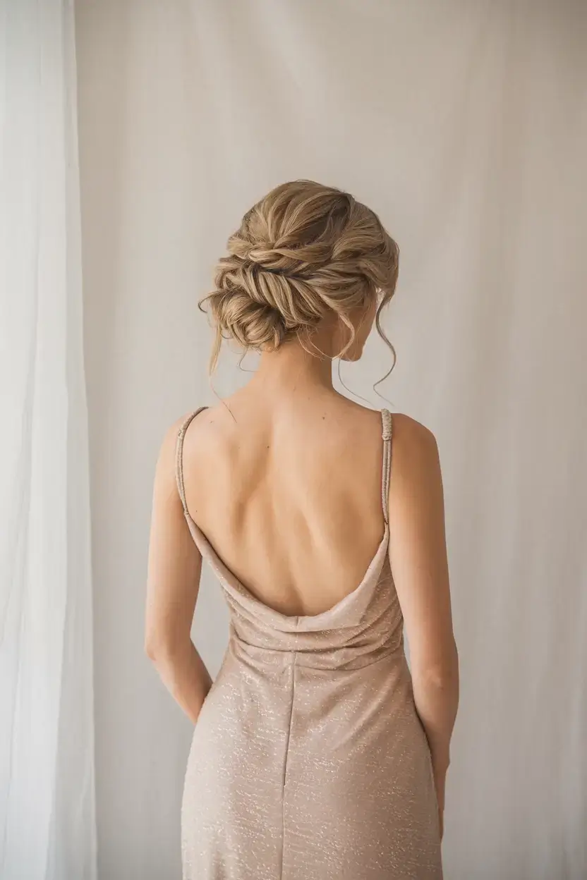 summer updo hairstyles 2025 Textured Low Bun with Loose Volume