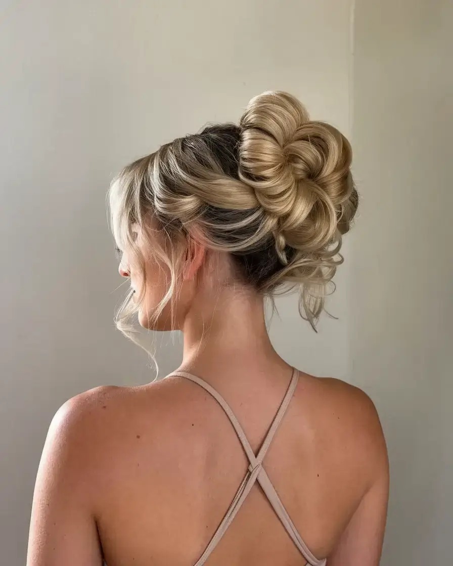 summer updo hairstyles 2025 Twisted Volume with Beachy Elegance