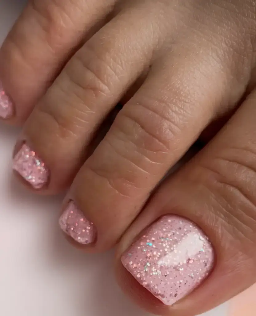 toe nail designs for summer 2025 Sugar Glaze Pink