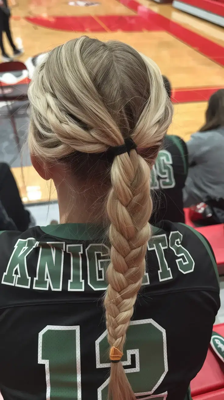 volleyball hairstyles for summer 2025 Twist-to-Braid Transition