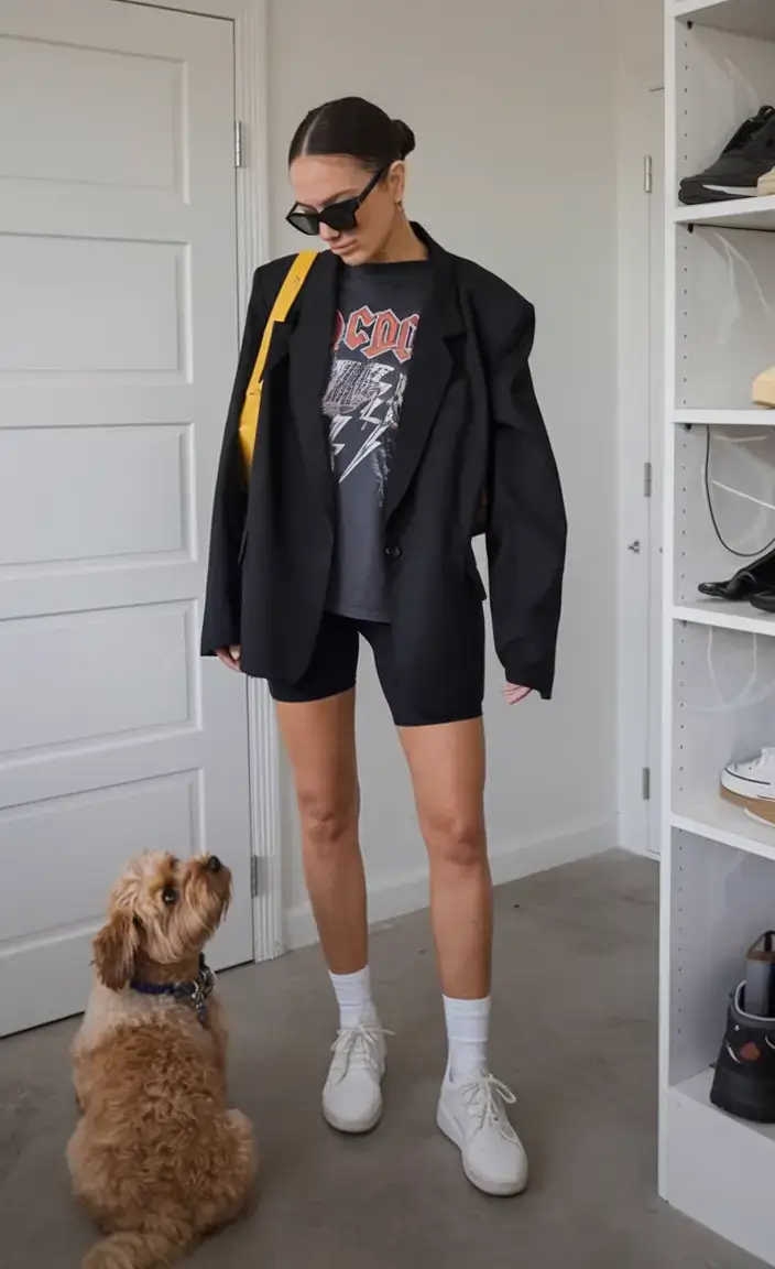  womens 2025 summer blazer outfits ideas Sporty Meets Street in the Best Way