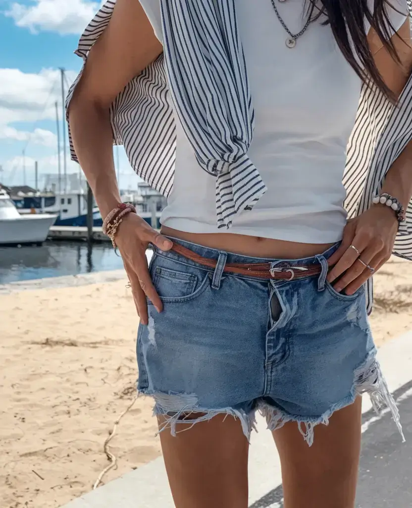 your dream wardrobe for june 2025 Marina Mood: Stripes, Denim, and Sea Salt Air